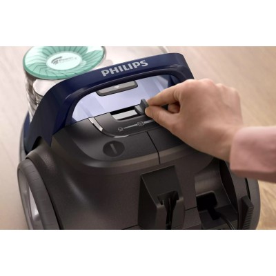 Пилосос Philips контейнерний 5000 series, 900Вт, конт пил -1,5л, НЕРА, турбощітка, синій (FC9556/09)