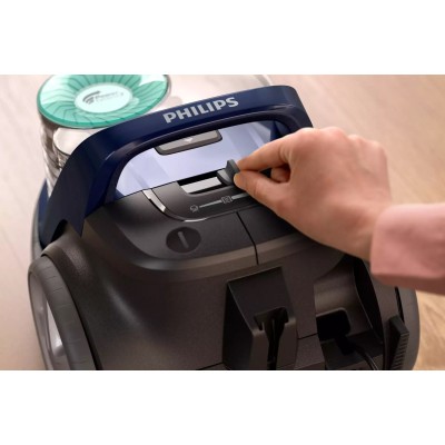 Пилосос Philips контейнерний 5000 Series, 900Вт, конт пил -1,5л, НЕРА, чорний (FC9550/09)
