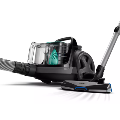 Пилосос Philips контейнерний 5000 Series, 900Вт, конт пил -1,5л, НЕРА, чорний (FC9550/09)
