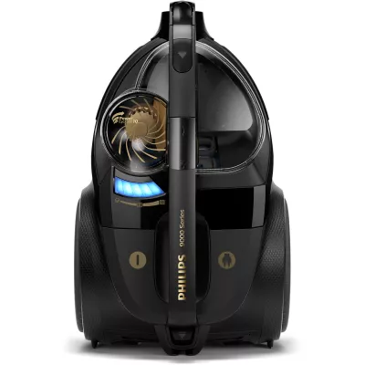 Пилосос Philips контейнерний 9000 series, 900Вт, конт пил -2,2л, НЕРА13, турбощітка, керув. потужності на ручці, чорний (XB9154/