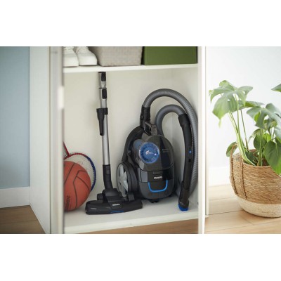 Пилосос Philips контейнерний PowerPro Compact, 900Вт, конт пил -1,5л, НЕРА13, чорний (FC9331/09)