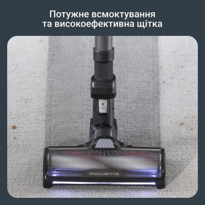 Пилосос Rowenta безпровідний X-Force Flex 14.80 Auto Animal, 240Вт, конт пил -0.65л, автон. робота до 90хв, HEF system 99,9%, чо