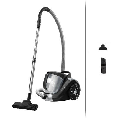 Пилосос Rowenta контейнерний Compact Power XXL Classic + Kit, 900Вт, конт пил -2.5л, HEF system, чорний (RO4B25EA)