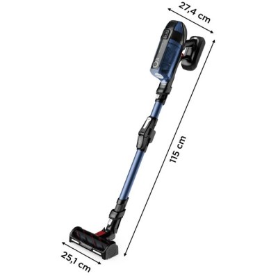 Пилосос Rowenta  безпровідний X-Force Flex 12.60 Auto Aqua, 320Вт, конт пил -0.1л, автон. робота до 45хв, вага-3кг, НЕРА, чорно-
