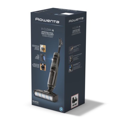Пилосос Rowenta безпровідний миючий X-Clean 4, 200Вт, конт пил -0.45л, конт для води-0.73л, автон. робота до 50хв, вага-5.4кг, Н