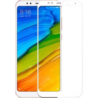 Захисне скло Xiaomi Redmi Note 5/5 Pro Full glue Optima 3D White
