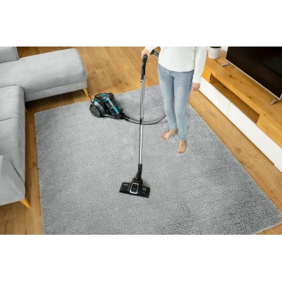 Пилосос Sencor контейнерний, 700Вт, конт пил -3.5л, НЕРА, чорно-синій (SVC1086TQ)