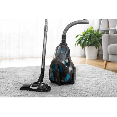 Пилосос Sencor контейнерний, 700Вт, конт пил -3.5л, НЕРА, чорно-синій (SVC1086TQ)