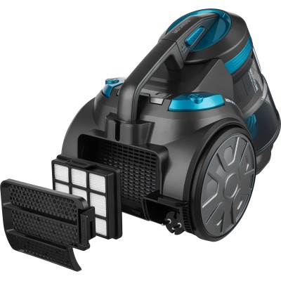 Пилосос Sencor контейнерний, 700Вт, конт пил -3.5л, НЕРА, чорно-синій (SVC1086TQ)