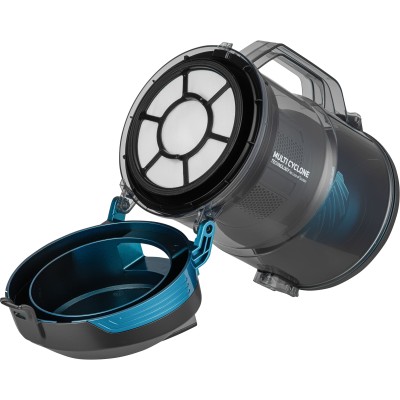 Пилосос Sencor контейнерний, 700Вт, конт пил -3.5л, НЕРА, чорно-синій (SVC1086TQ)