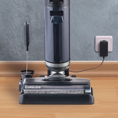 Пилосос Thomas бездротовий AQUA FLOORCLEANER CORDLESS, 150Вт, конт пил -0,75л, автон. робота до 35хв, вага-4кг, НЕРА, голубий (7