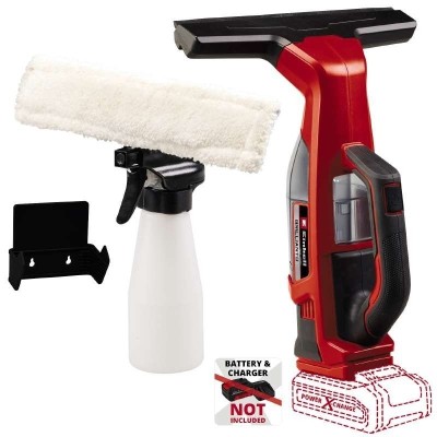 Пилосос акумуляторний Einhell BRILLIANTO віконний, 18В, 280мм, 0.1л, з розпилювачем, 0.74кг, без АКБ і ЗП (3437100)