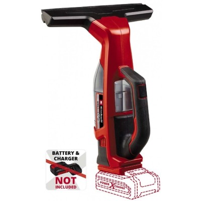 Пилосос акумуляторний Einhell BRILLIANTO віконний, 18В, 280мм, 0.1л, з розпилювачем, 0.74кг, без АКБ і ЗП (3437100)