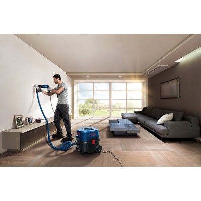 Пилосос професійний Bosch GAS 12-25 PL, 1350Вт, 200мБар, контейнер 25л, НЕРА Н13, 9кг (0.601.97C.100)