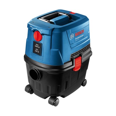Пилосос професійний Bosch GAS 15 PS, 1100Вт, 220мБар, контейнер 15л, 8кг (0.601.9E5.100)