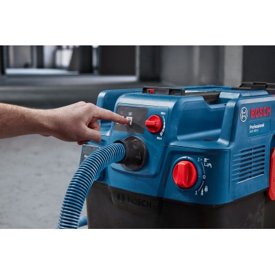 Пилосос професійний Bosch GAS 400 A, 1200Вт, 240мБар, контейнер 40л, 14кг (0.601.9M0.020)