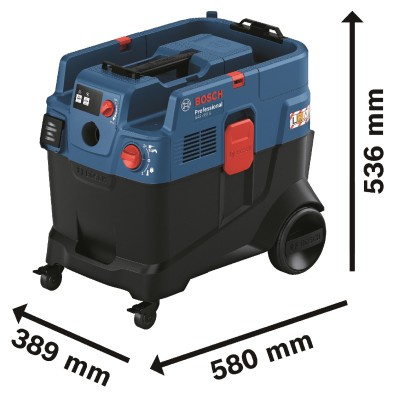 Пилосос професійний Bosch GAS 400 A, 1200Вт, 240мБар, контейнер 40л, 14кг (0.601.9M0.020)