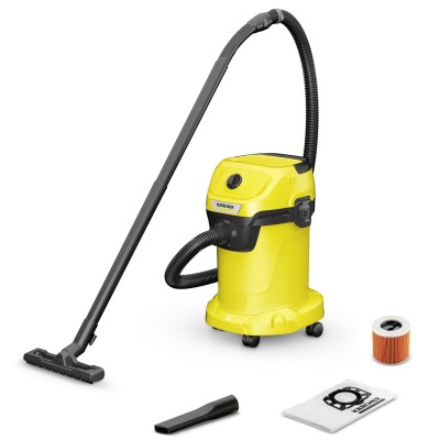 Пилосос професійний Karcher WD 3 V-19/6/20, 1000Вт, контейнер 19л, 4.8кг (1.628-123.0) Пилосос професійний Karcher WD 3 V-19/6/20, 1000Вт, контейнер 19л, 4.8кг (1.628-123.0)