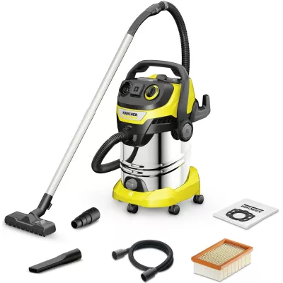 Пилосос професійний Karcher WD 6 P S V-30/6/22/T, 1300Вт, контейнер 30л, 9.3кг (1.628-360.0)