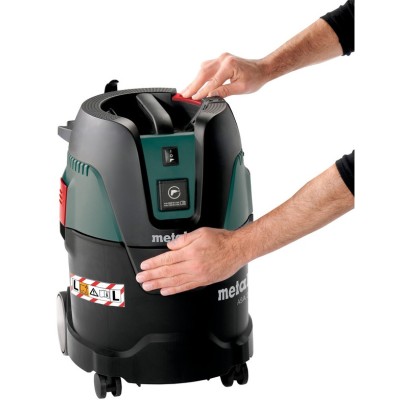 Пилосос професійний Metabo ASA 25 L PC, 1250Вт, 210мБар, бак 25л, 6.9кг (602014000)