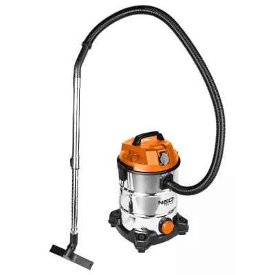 Пилосос професійний Neo Tools, 1400Вт, 18 кПа, контейнер 30л, HEPA, колеса, 5.92кг (04-738)