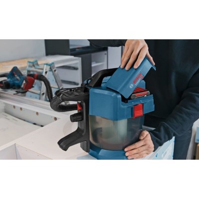 Пилосос професійний акумуляторний Bosch GAS 18V-10 L, 18В, 90мБар, без АКБ та ЗП (0.601.9C6.302)