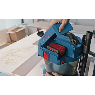 Пилосос професійний акумуляторний Bosch GAS 18V-10 L, 18В, 90мБар, без АКБ та ЗП (0.601.9C6.302)