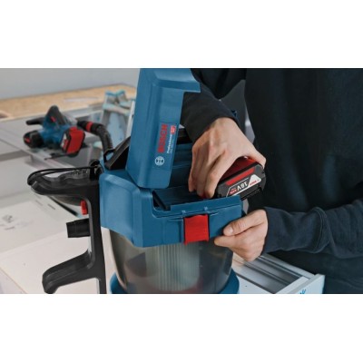 Пилосос професійний акумуляторний Bosch GAS 18V-10 L, 18В, 90мБар, без АКБ та ЗП (0.601.9C6.302)