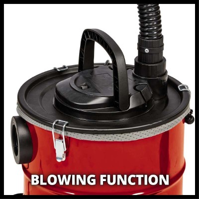 Пилосос професійний для золи Einhell TC-AV 1720 DW, 1250 Вт, 175мБар, контейнер 20л, 3.7кг (2351666)