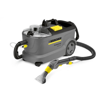 Пилосос професійний миючий Karcher Puzzi 10/1, 1250Вт, 254мБар, контейнер 10/9л, 10.5кг (1.100-131.0)