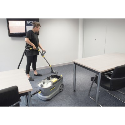 Пилосос професійний миючий Karcher Puzzi 10/1, 1250Вт, 254мБар, контейнер 10/9л, 10.5кг (1.100-131.0)
