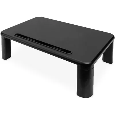 Підставка для монітора DIGITUS Ergonomic Monitor Riser, до 10кг, чорна (DA-90458)