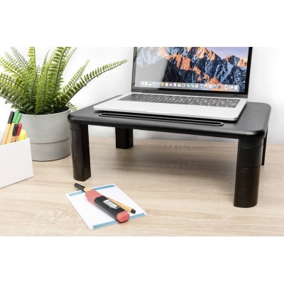 Підставка для монітора DIGITUS Ergonomic Monitor Riser, до 10кг, чорна (DA-90458)
