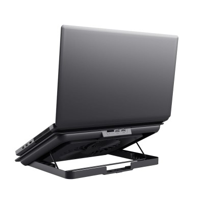 Підставка для ноутбука Trust Exto ECO, до 16", 2xUSB-A, сірий (24613_TRUST)