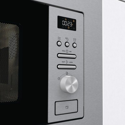 Піч Gorenje мікрохвильова, вбудовувана, 20л, 800Вт, гриль, дисплей, нерж (BM201AG1X)