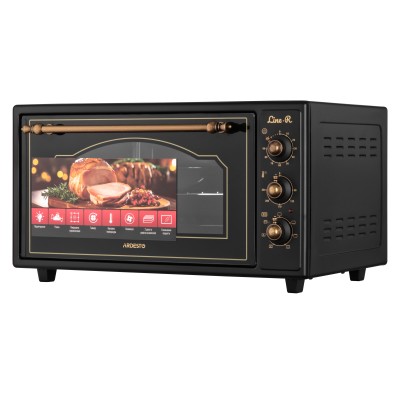 Піч електрична ARDESTO Line-R, 48л, 1600Вт, механіч., конвенція, чорний (MEO-F48BLR)