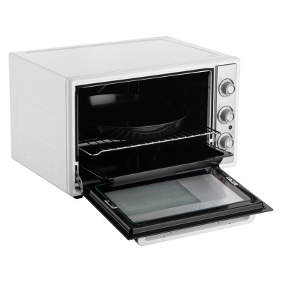 Піч електрична ARDESTO, 60л, 2000Вт, механіч., подвійне скло, білий (MEO-F60W)