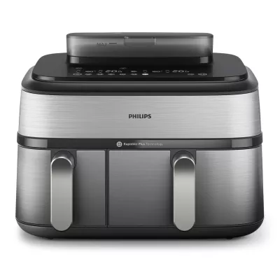 Мультипіч Philips Ovi Dual Steam 2750Вт, чаша-3+6л, сенсорне управл., 12 авто. программ, пластик/метал (NA555/00)