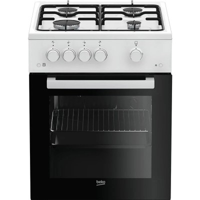 Плита Beko газова, 55л, 50x60см, білий (FSG52020FW)