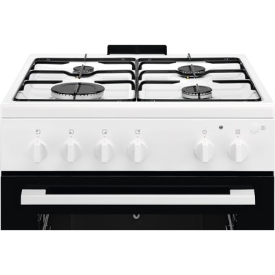 Плита Electrolux газова, 59л, 60x60см, білий (LKG604012W)