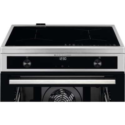 Плита Electrolux електрична індукційна, 73л, 60x60см, дисплей, конвекція, пара, нерж (LKI66021AX)