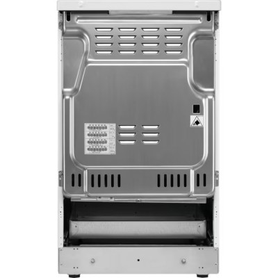 Плита Electrolux електрична склокерамічна, 57л, 50x60см, дисплей, конвекція, білий (LKR540266W)