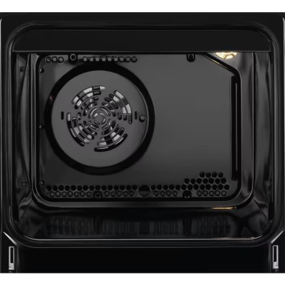 Плита Electrolux електрична склокерамічна, 57л, 50x60см, дисплей, конвекція, мангальна підставка, білий (LKR540267W)