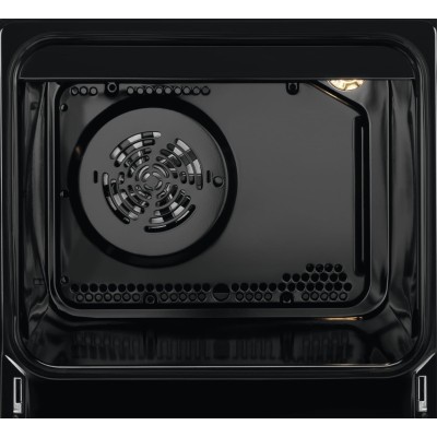 Плита Electrolux електрична склокерамічна, 57л, 50x60см, дисплей, конвекція, нерж (LKR540266X)
