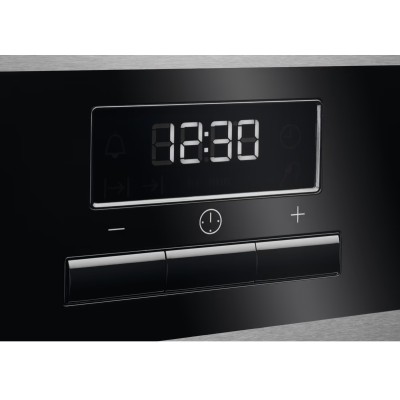 Плита Electrolux електрична склокерамічна, 58л, 50x60см, конвекція, пара, чорний (LKR564275K)