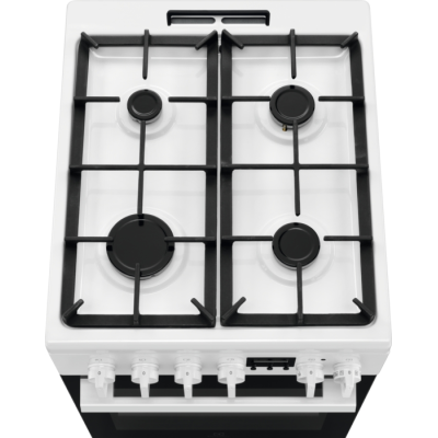 Плита Electrolux комбінована, 57л, 50x60см, дисплей, конвекція, чавун, білий (LKK520211W) Плита Electrolux комбінована, 57л, 50x60см, дисплей, конвекція, чавун, білий (LKK520211W)