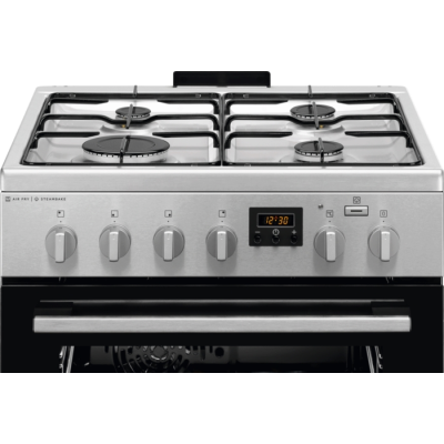 Плита Electrolux комбінована, 58л, 60x60см, дисплей, конвекція, пара, нерж (LKK660221X) Плита Electrolux комбінована, 58л, 60x60см, дисплей, конвекція, пара, нерж (LKK660221X)