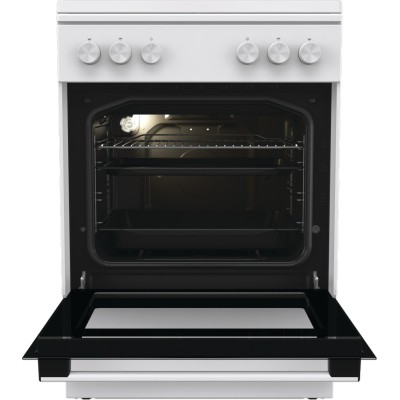 Плита Gorenje газова, 72л, 60x60см, емальовані, з кришкою, білий (GG6A11WJ)