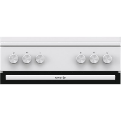 Плита Gorenje газова, 72л, 60x60см, емальовані, з кришкою, білий (GG6A11WJ)