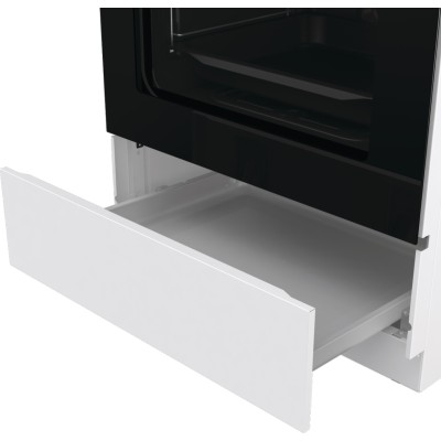 Плита Gorenje газова, 72л, 60x60см, емальовані, з кришкою, білий (GG6A11WJ)